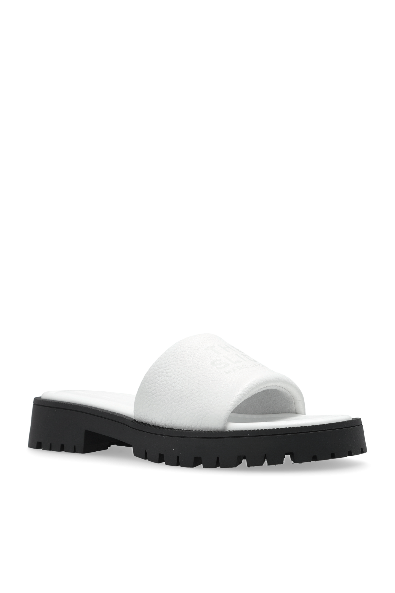 White Leather slides Marc Jacobs - Vitkac AS